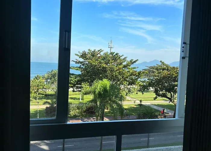 Apartamento Em Santos-Embare Vista Ao Mar